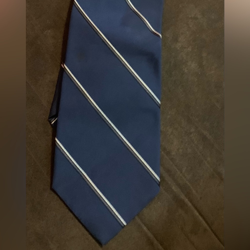 ..Blue Navy Italian Gianni Ferra Men tie